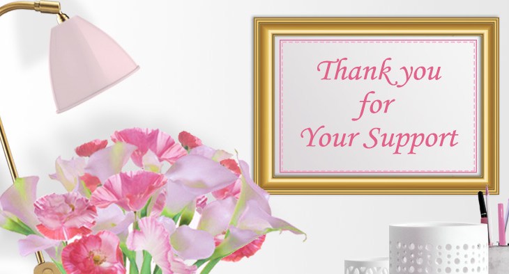 Thank you for your support
